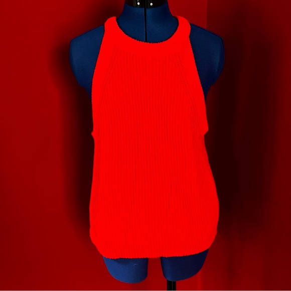 Madewell Red Valley Sweater Tank Top - Picture 3 of 13